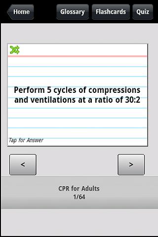 BLS – Basic Life Support Screen 3