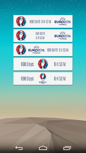 【免費個人化App】Zooper Euro Countdowns-APP點子