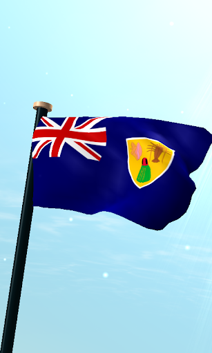 特克斯和凱科斯群島旗3D動態桌布