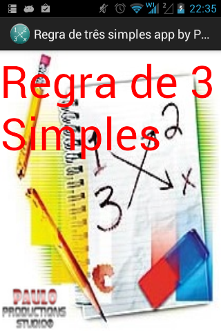 Regra de Três Simples App