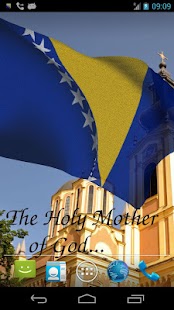 3D Bosnia Flag Live Wallpaper Screenshots 4