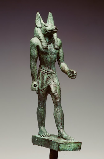 Figurine of god Anubis