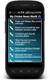 My Cricket News World poster 2