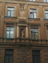 Statues on the building