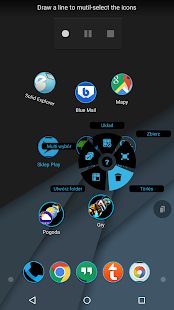 Dark Blue Theme for TSF Shell Screenshots 6