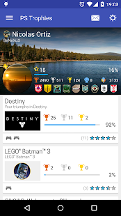PS Trophies Screenshot