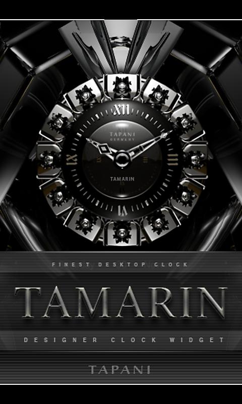 Android application Tamarin Luxury Clock Widget screenshort