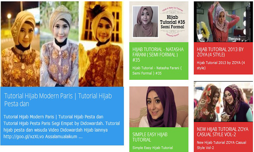 Tutorial hijab terbaru