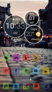 CityLights MultiLauncher Theme - screenshot thumbnail