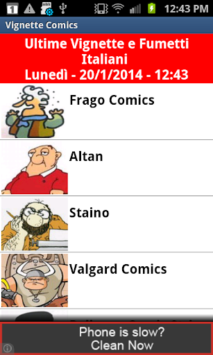 Vignette Comics in Italian