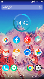 Aurora UI Zooper widget poster 6