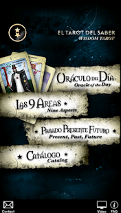 Android application Wisdom Tarot screenshot