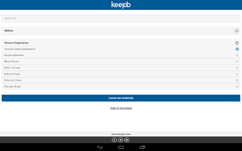 keejob: emploi Tunisie Screenshots 0