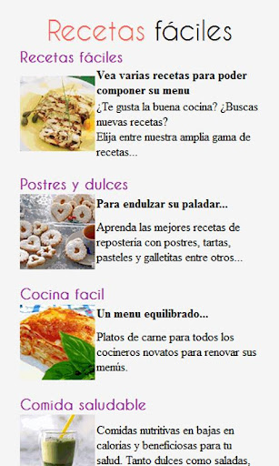 Recetas Faciles