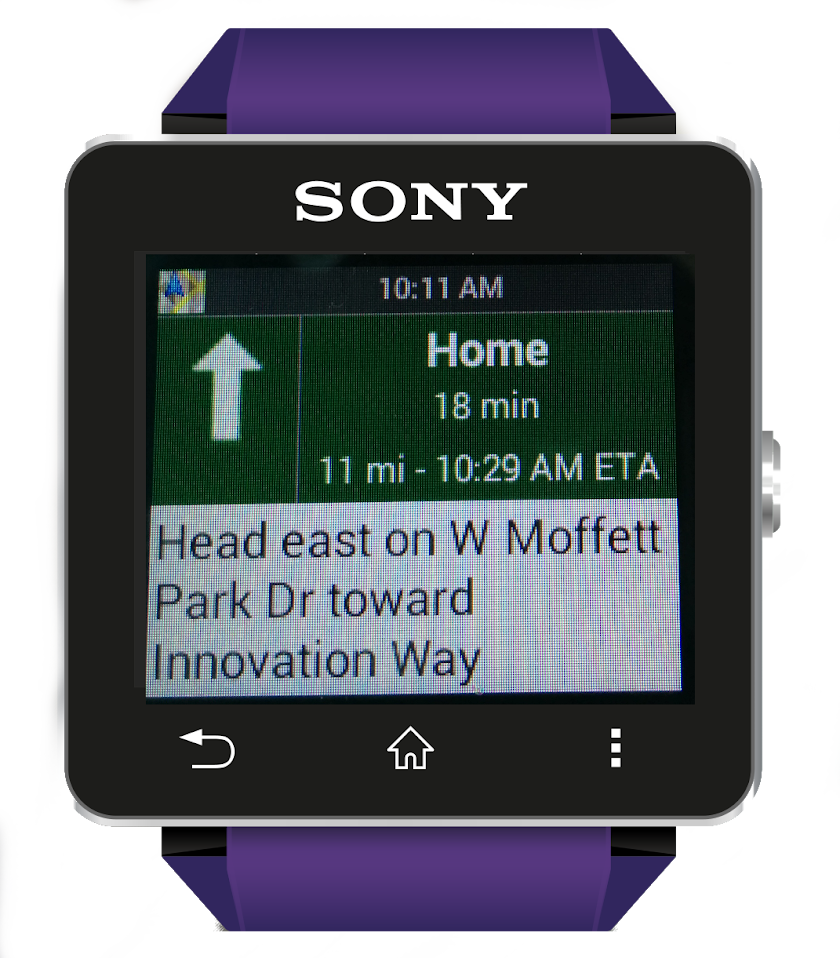 Smart G Navi for SmartWatch 2 Screen 2