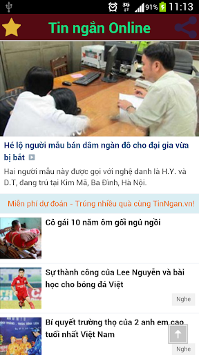 Tinngan Tin ngắn Tin nói