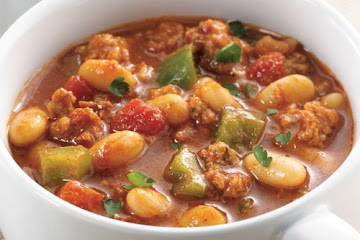 Moroccan White Bean Turkey Chili