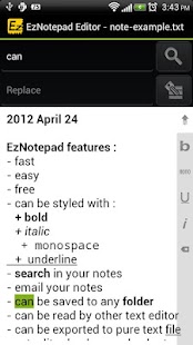 Lastest EzNotepad APK for Android