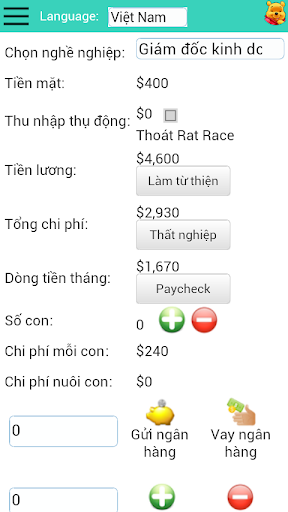 Cashflow Sheet