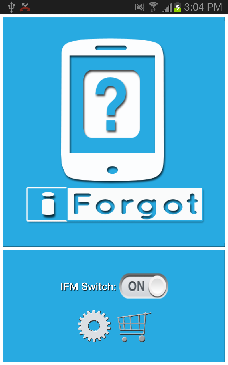 I Forgot Mobile Screen 2