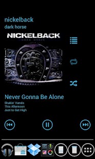 Lastest Ubermusic Skins: ICS Blue APK for PC