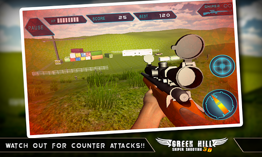 【免費動作App】Green Hill Sniper Shooting 3D-APP點子