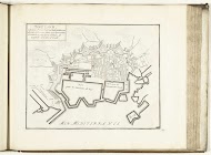 Plattegrond van Toulon, 1726