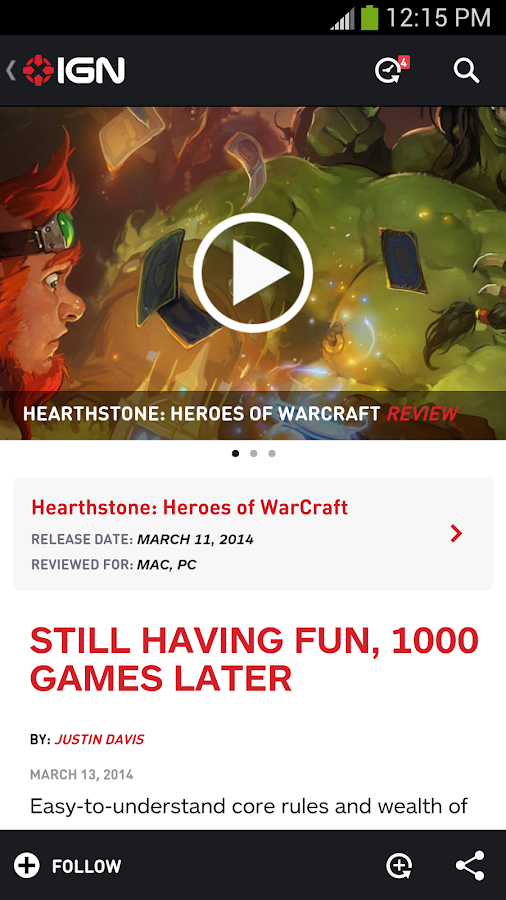 IGN Entertainment Android Apps on Google Play