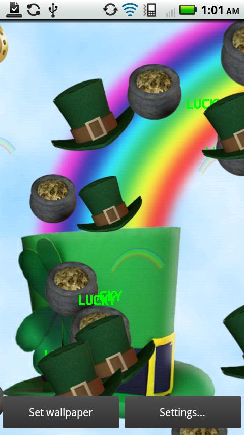 Lucky Irish Live Wallpaper Screen 3