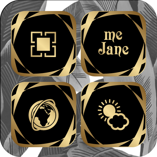 me Jane-Gold Icon+Monotone WP 個人化 App LOGO-APP開箱王