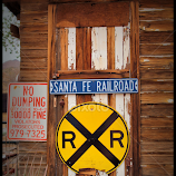 Sante Fe Railroad by Becky McGuire -  