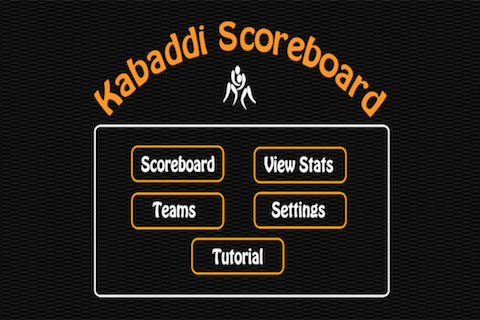 Kabaddi Scoreboard