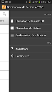 ASTRO Gestionnaire de fichiers - screenshot thumbnail