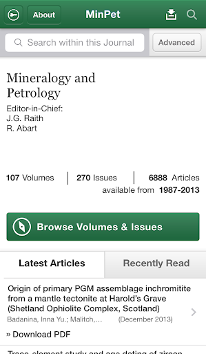 Mineralogy and Petrology