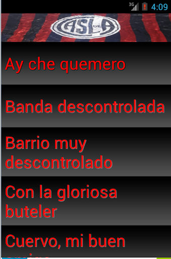 Ringtones San Lorenzo Hinchada