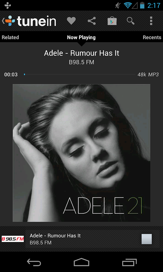 TuneIn Radio - screenshot