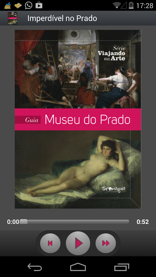 Android application Guia Museu do Prado screenshort