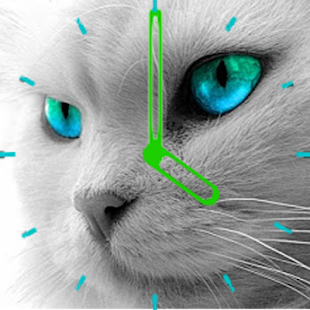 Cat Clock OrologioGatto Widget Screenshots 0