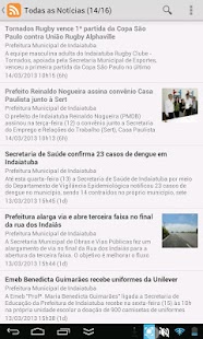 Prefeitura Indaiatuba Notícias Screenshots 1