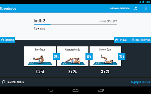 Runtastic Six Pack Addominali Screenshot