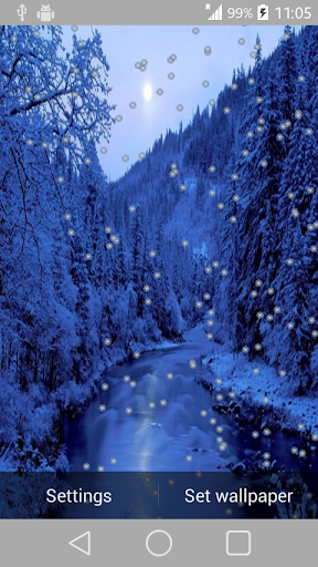 Winter SnowFall Live Wallpaper