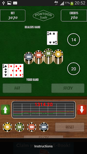 【免費紙牌App】Pontoon Blackjack Trader-APP點子