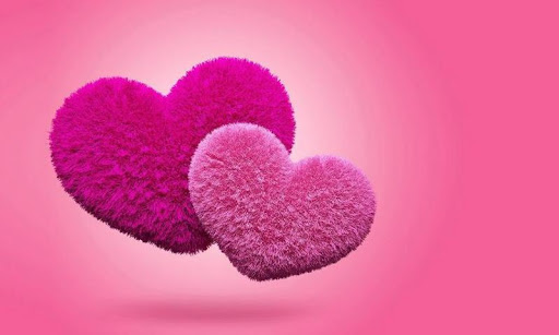 Fluffy Hearts Live Wallpaper