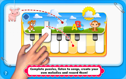 Baby Piano games for 2 year olds Toddler Kids LITE poster 2