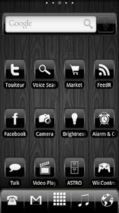 Lastest ADW Theme Black Gloss2 APK for PC