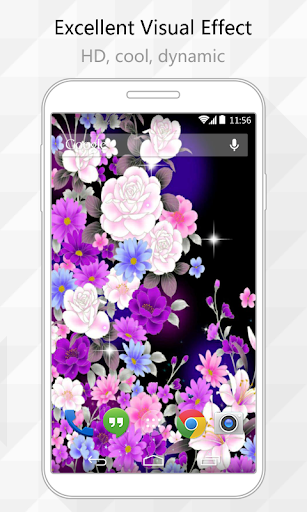 Showy Flower Live Wallpaper