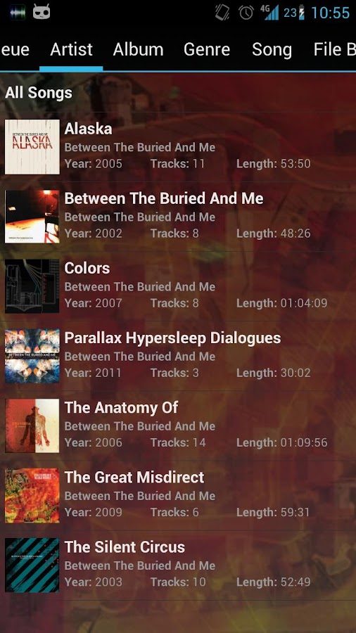 GoneMAD Music Player (Trial) - screenshot