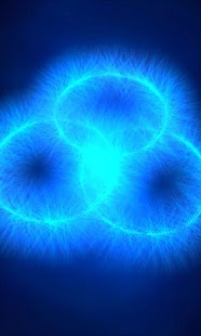 Glowing blue rings lwp Screenshots 1