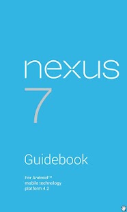 【免費書籍App】Nexus 7 Maunal-APP點子