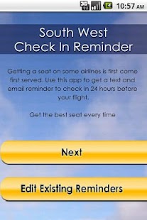 Southwest Checkin Reminder Screenshots 0